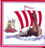Viking Ship Magnet Tile - More Details